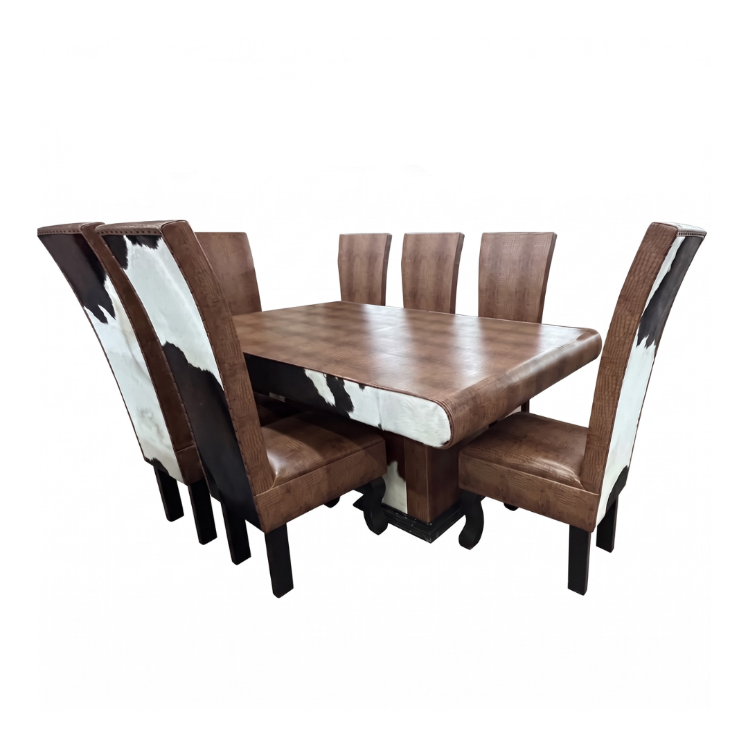 Nguni Dining Room Suite - 7 Piece - Light Drosdy