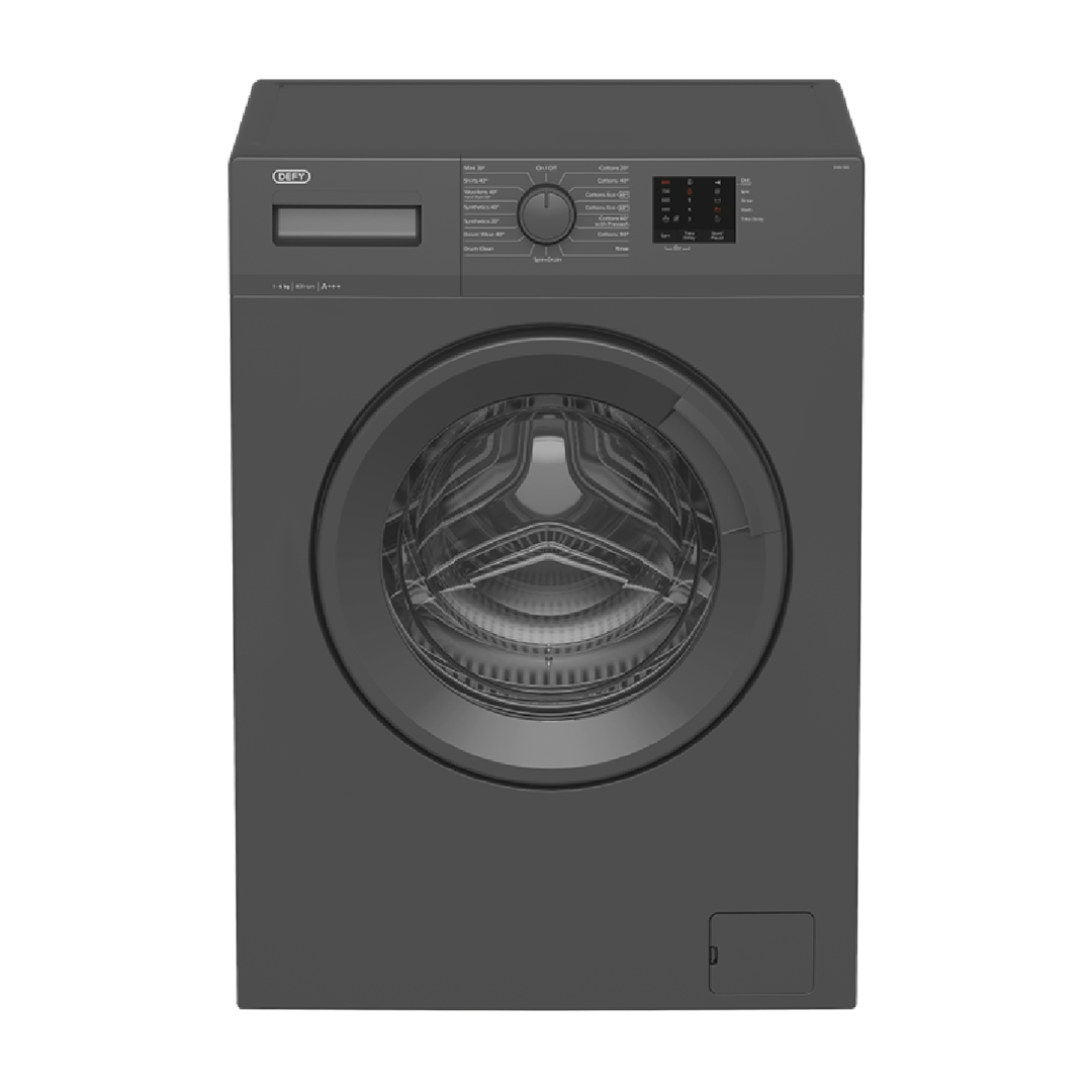 Defy DAW384 Automatic Washing Machine - Metallic