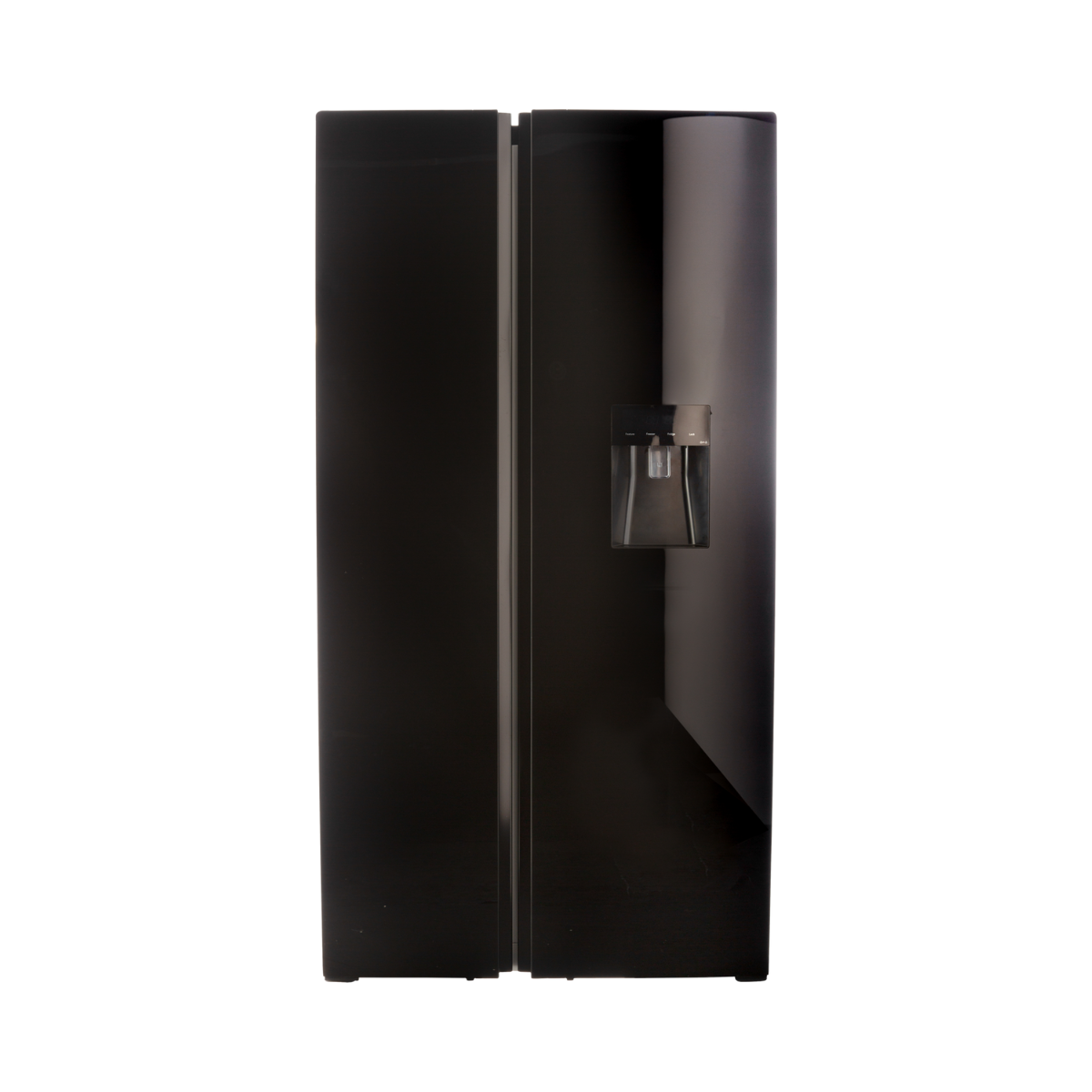 DFF456 91cm Side by Side Mirror Black Glass