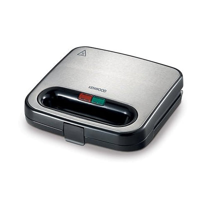Kenwood SMM00 2 Slice Sandwich Maker Stainless Steel front view