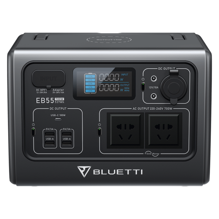 Bluetti EB55 Portable Power Station 700W 537Wh
