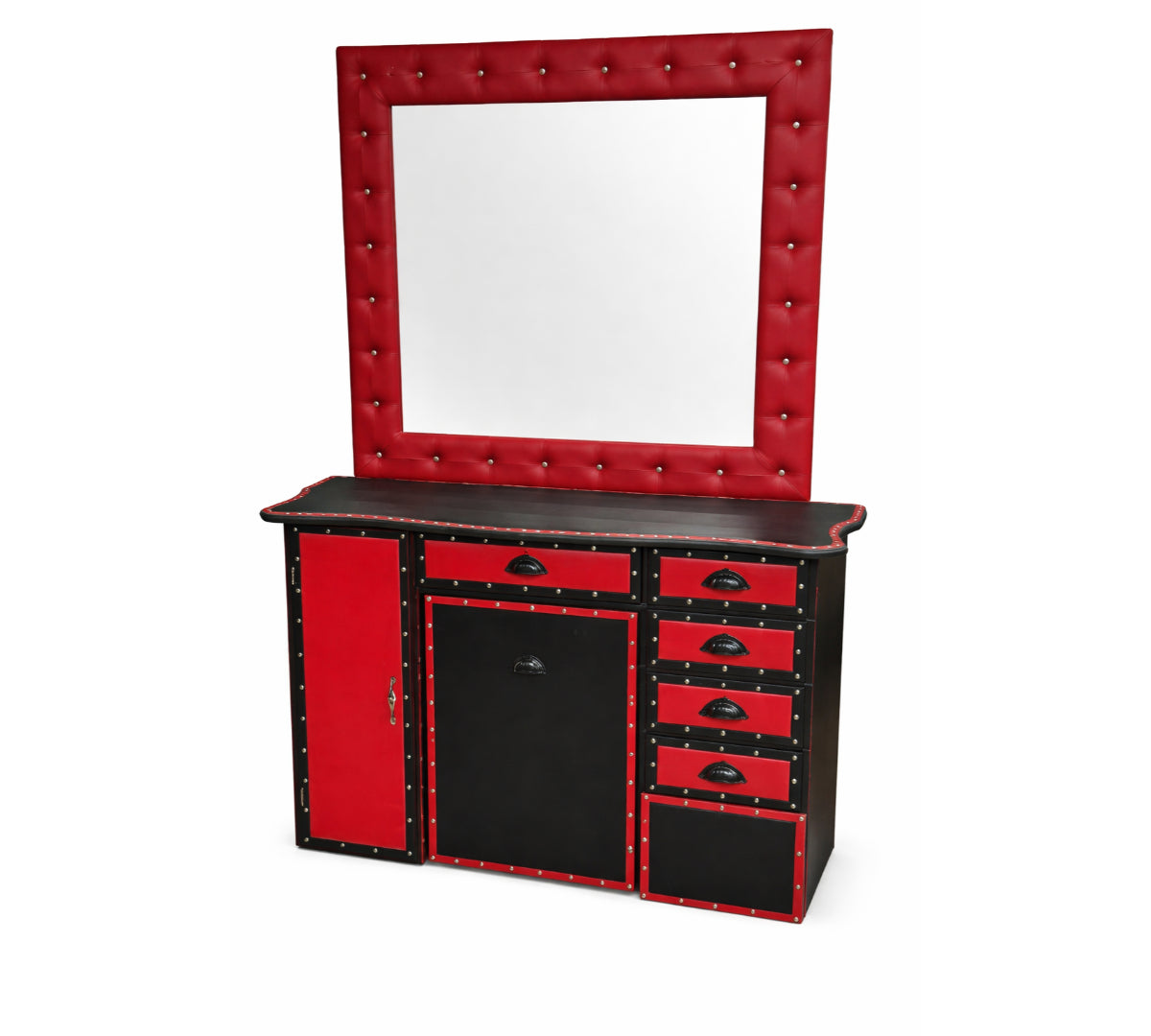 Retro Dressing Table and Stool