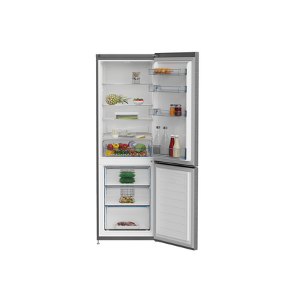 DAC622 60cm Fridge / Freezer Satin Metallic