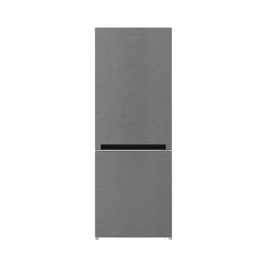 Defy DAC625 60cm Fridge / Freezer Satin Metallic
