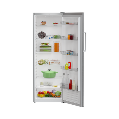 DFD430 60cm Upright Fridge Inox Finish