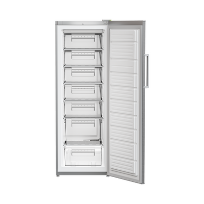 Defy 496L 60cm Upright Freezer Inox Finish - DUF300