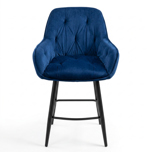 Ember Velvet Bar Stool