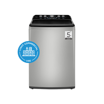 Midea 21kg Semi-Industrial Inverter Top Loader Washing Machine - Silver