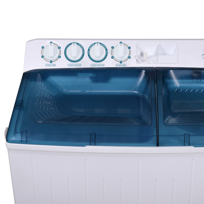 Midea 15kg Twin Tub Washing Machine - Pump Assisted - White - view 3