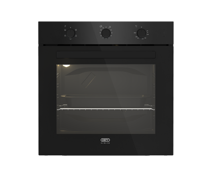 DBO483E 60cm Slimline Eye-Level Static Oven Black