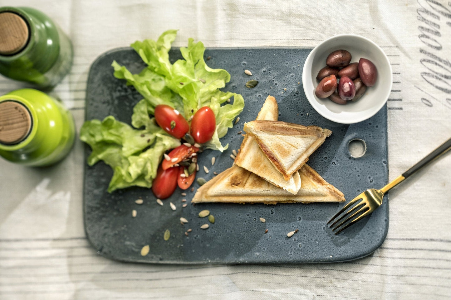 Toasted sandwich made with Kenwood SMM00